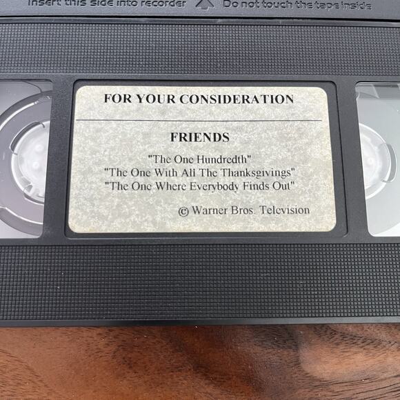 Friends VHS Rare Promo Screener FYC Warner Bros. - Picture 5 of 5